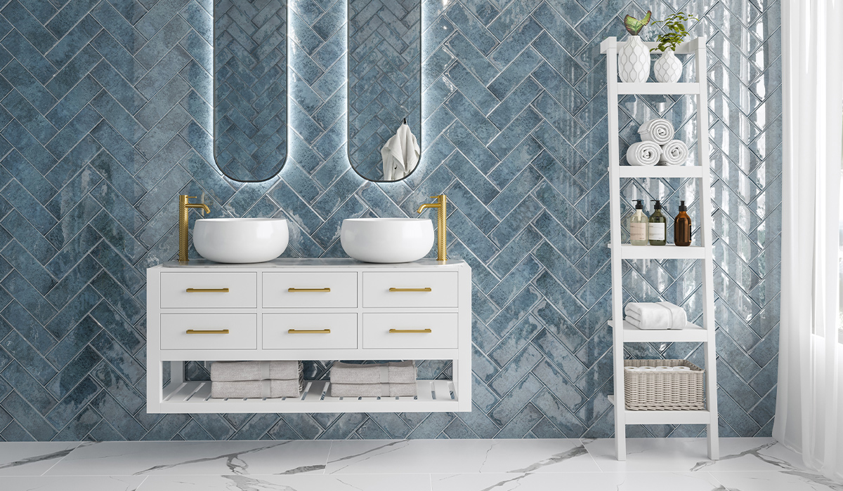 Ванна Golden Tile Vintage Light Blue - фото