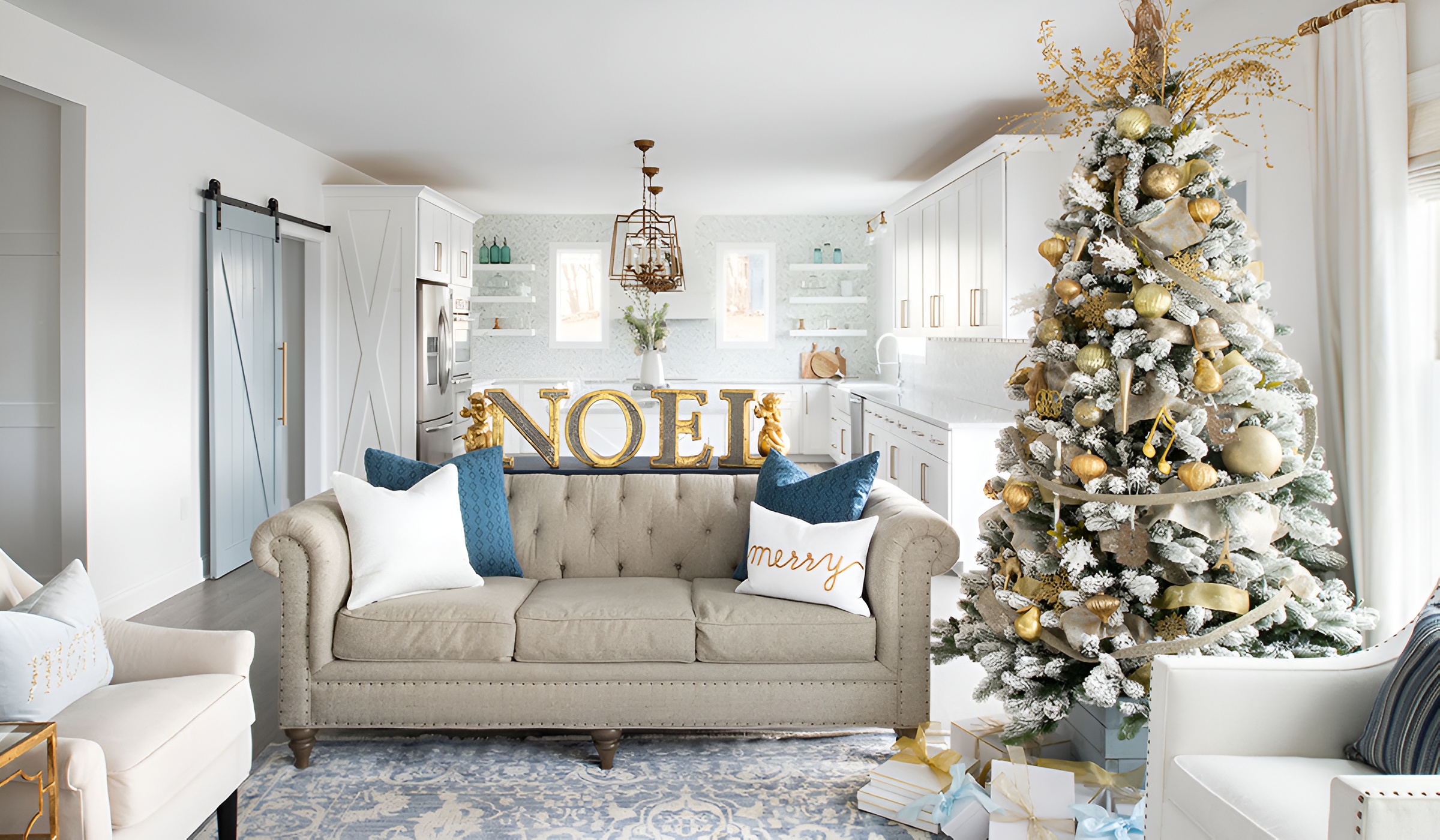 Класична різдвяна вітальня Kronopol Easy Step  - фото