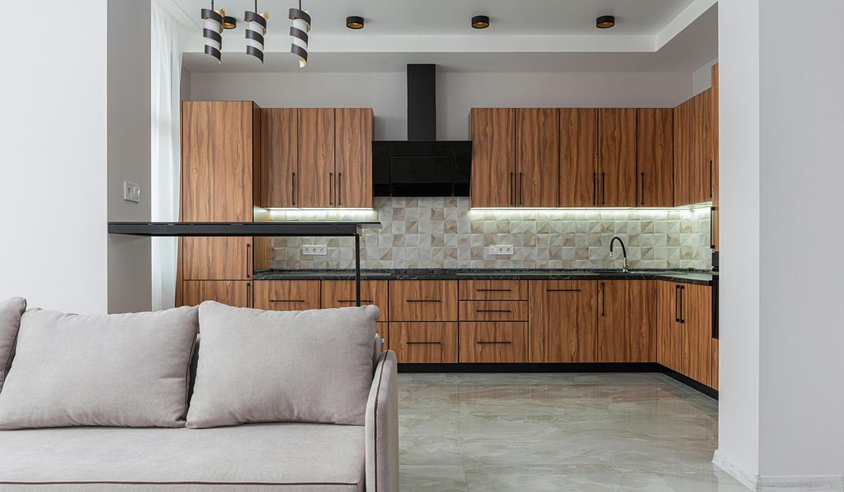 Кухня Golden Tile Terragres Marmo Milano - фото