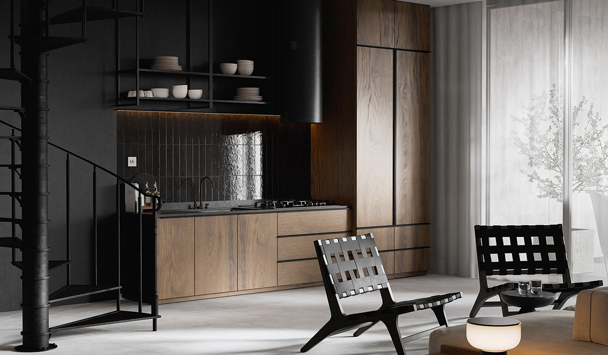 Кухня Cerrad Palette Black - фото