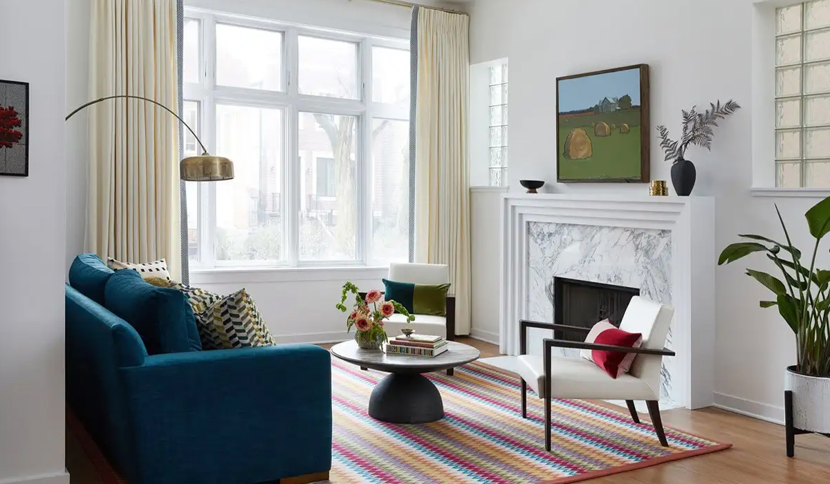 Гостиная Golden Tile Calacatta Extra - фото