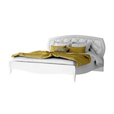 Ліжко San Remo АР0001473 1600*2000 білий глянец  - фото