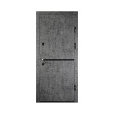 Двері металеві Міністерство Дверей ПК-209 мармур темний 86*205 см праві - фото