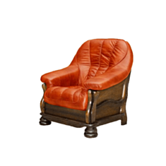 Кресло Judith 1 оранжевое - фото