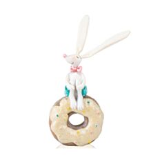 Статуэтка Elisey Кролик с пончиком 6013-039 20 см - фото