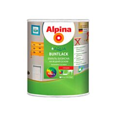 Эмаль акриловая Alpina Aqua Buntlack GL глянцевая B3 0,71 л - фото