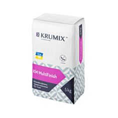 Шпаклівка фінішна Krumix КМ MultiFinish М гіпсова 5 кг - фото