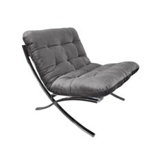 Крісло м'яке Leonardo Piazza темно-сіре - фото