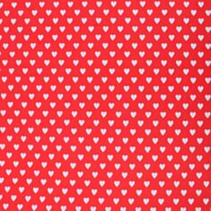 Папір пакувальний LaPrida 255-1456 Серце на червоному - фото