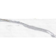 Плитка настінна Opoczno Blumarine White Str satin 25*75 см біла - фото