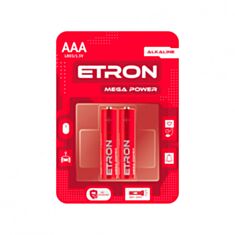 Батарейка Etron MegaPower LR03 AAA Alkaline 1,5V 2 шт - фото