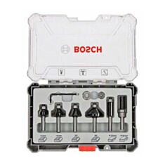 Набор кромочных фрез Bosch Trim&Edging 2607017469 8 мм 6 шт - фото