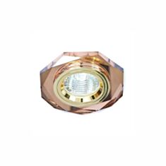 Светильник точечный Feron 8020-2 CD3003 MR16 50W коричневый золото - фото