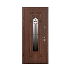 Двері металеві Міністерство Дверей Vinorit ПК-139 дуб темний 96*205 см ліві - фото