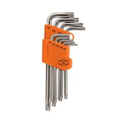 Набор ключей Truper TORX-9L T10-50 удлиненных Torx 9 шт - фото