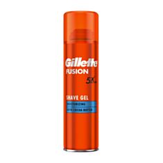 Гель для гоління Gillette Fusion Зволожуючий 200 мл  - фото