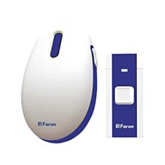 Дзвінок дверний безпровідний Feron E-375 36 мелодії білий - фото