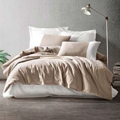 Комплект постельного белья Cotton Box Plain Line Ranforce Vizon&Krem 2,0 - фото