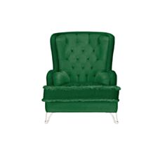 Кресло Людовик зеленый - фото