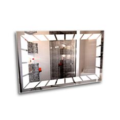 Зеркало Studio Glass LED 6-9 с подсветкой 80*50 см - фото