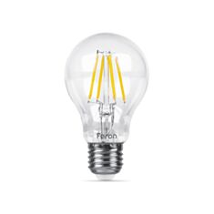Лампа світлодіодна Feron Filam LB-57 A60 230V 6W E27 2700K - фото