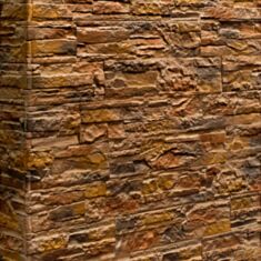 Гипсовый камень Bestone Корсика темный угловой 0,95 м.пог - фото