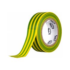 Изолента HPX IE1910 19*10 м желто-зеленая - фото