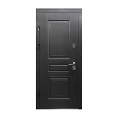 Двері металеві Міністерство Дверей Vinorit 3ПК-198 сіра текстура/біла 86*205 см ліві - фото