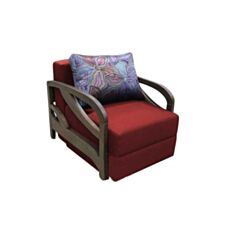 Кресло-кровать ОР-4Б красное - фото