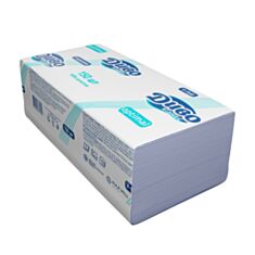 Полотенца бумажные Диво Бизнес Optimal V-сборка 2-х слойные 150 шт белые - фото