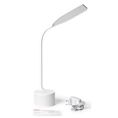 Настільна лампа Maxus 1-DKL-001-03 8W RGB 4100К біла - фото
