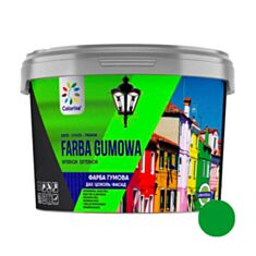 Фарба гумова Colorina RAL 6005 зелена 1,2 кг - фото