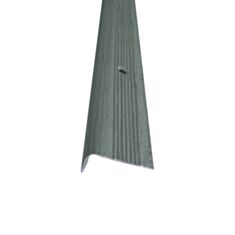 Порог алюминиевый Алюсервис ПАС-1540 рифленый 30*15 мм 90 см дуб дымчатый - фото