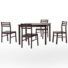 Комплект стол и стулья Accord Storm венге - фото