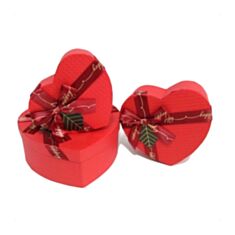 Подарункова коробка Ufo Red Heart 51351-051 22 см червона - фото