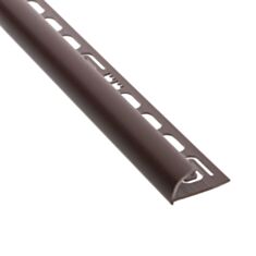 Уголок для плитки Salag 10 внешний 9 мм темно-коричневый - фото