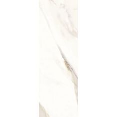 Плитка для стін Paradyz Calacatta Sparkle Gold Rec 29,8*89,8 см біла - фото