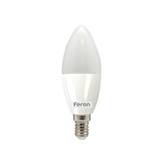 Лампа світлодіодна Feron LB-97 C37 230V 5W E14 2700K - фото