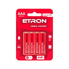 Батарейка Etron MegaPower LR03 AAA Alkaline 1,5V 4 шт - фото