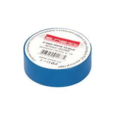 Изолента E.NEXT e.tape.stand.10.blue 10 м синяя - фото