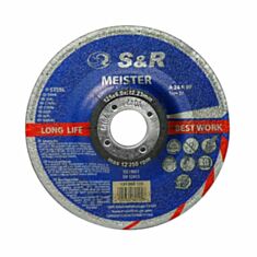 Круг зачистной S&R Meister 131060125 по металлу 125*6,0*22,2 мм - фото