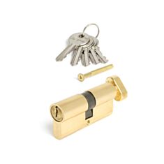 Цилиндр Vanger EL-70-C-G ключ вороток золото - фото