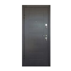 Двери металлические Министерство Дверей ПО-206 венге горизонт 86*205 см левые - фото