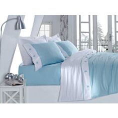 Комплект постельного белья Cotton Box Fashion Saten Blue 2,0 - фото