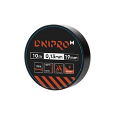 Изолента Dnipro-M 19 мм*10 м черная - фото