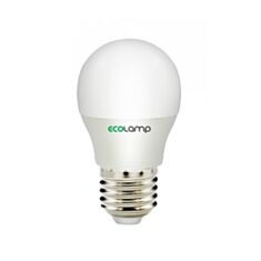 Лампа светодиодная Ecolamp LED G45 5W Е27 4100K - фото