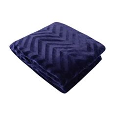Плед флісовий Soho Zigzag 1214K 150*200 см синій - фото