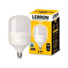 Лампа светодиодная Lebron LED L-A80 20W E27 4100K 1800Lm - фото