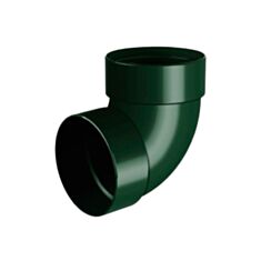 Отвод трубы Rainway двухмуфтовый 87° 100 мм зеленый - фото