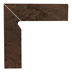 Клинкерная плитка Paradyz Semir brown плинтус двухэлементный левый 30*8,1 - фото